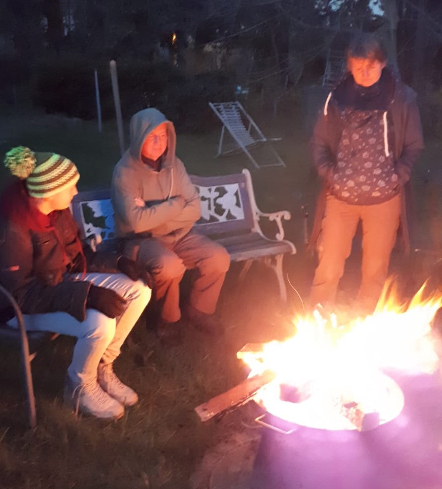 Osterfeuer in Constappel - Oberdorf