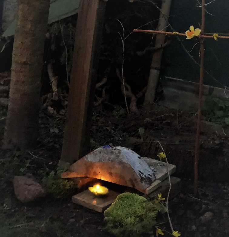 JesusGrab Ostermorgen