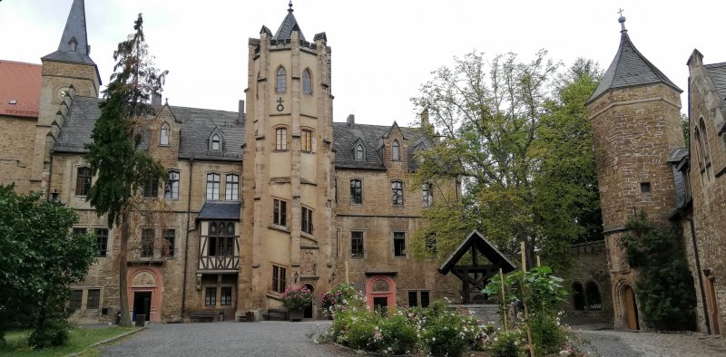 Schloss Mansfeld Hofansicht