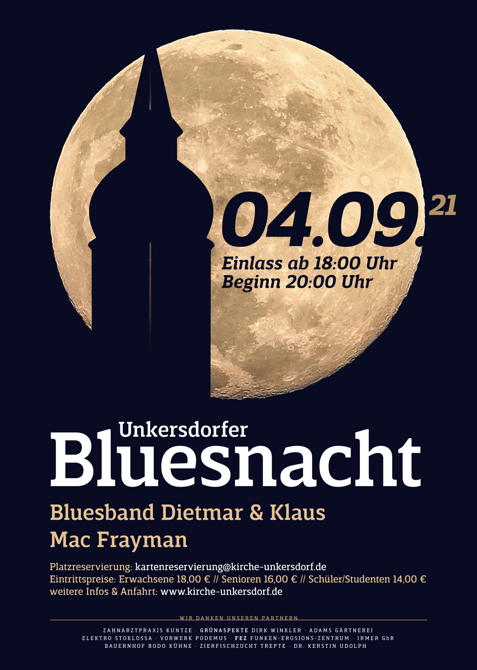 Unkersdorfer Bluesnacht am 04.09.2021